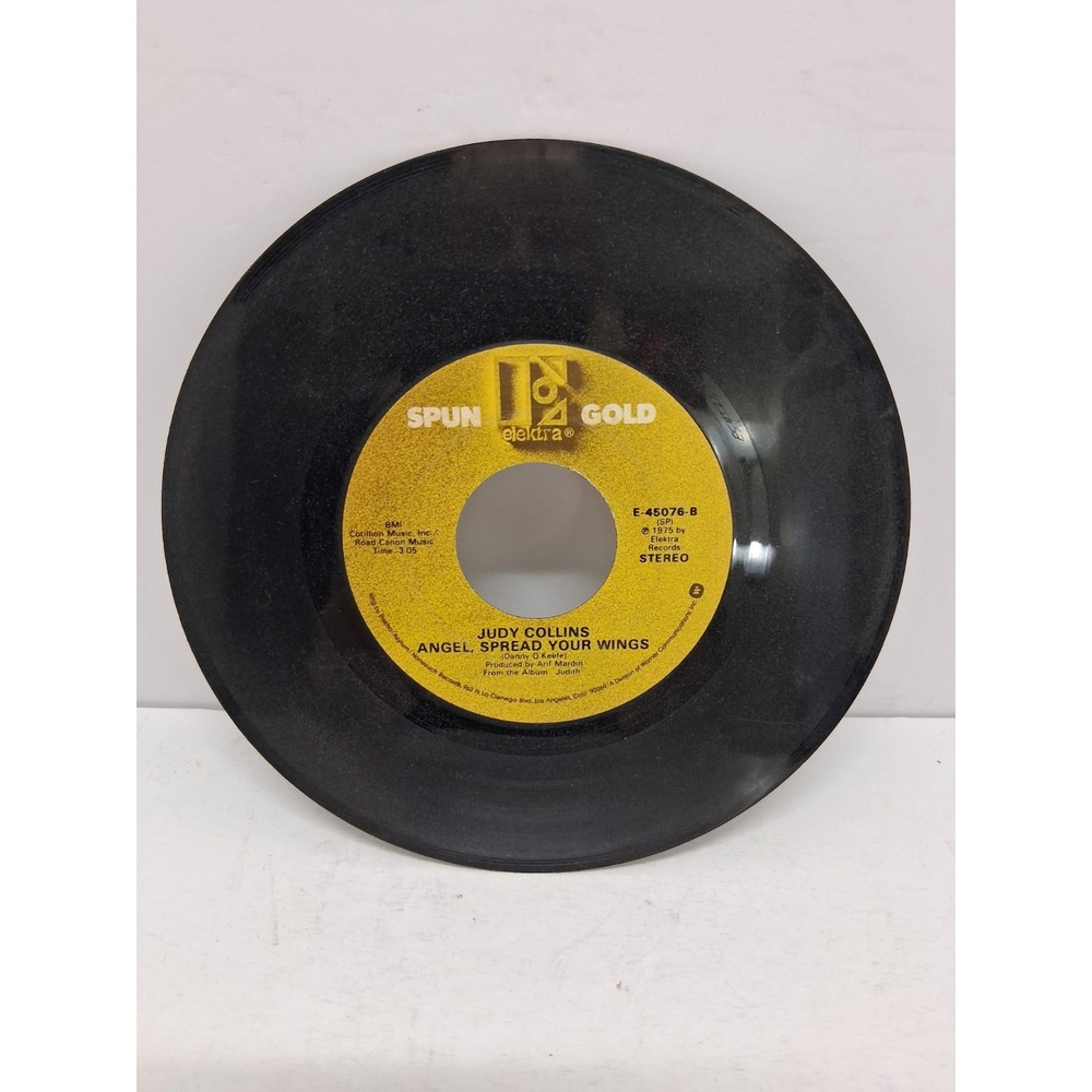 Judy Collins Send In The Clowns 7" Vinyl Single Elektra Spun Gold E-45076 1975